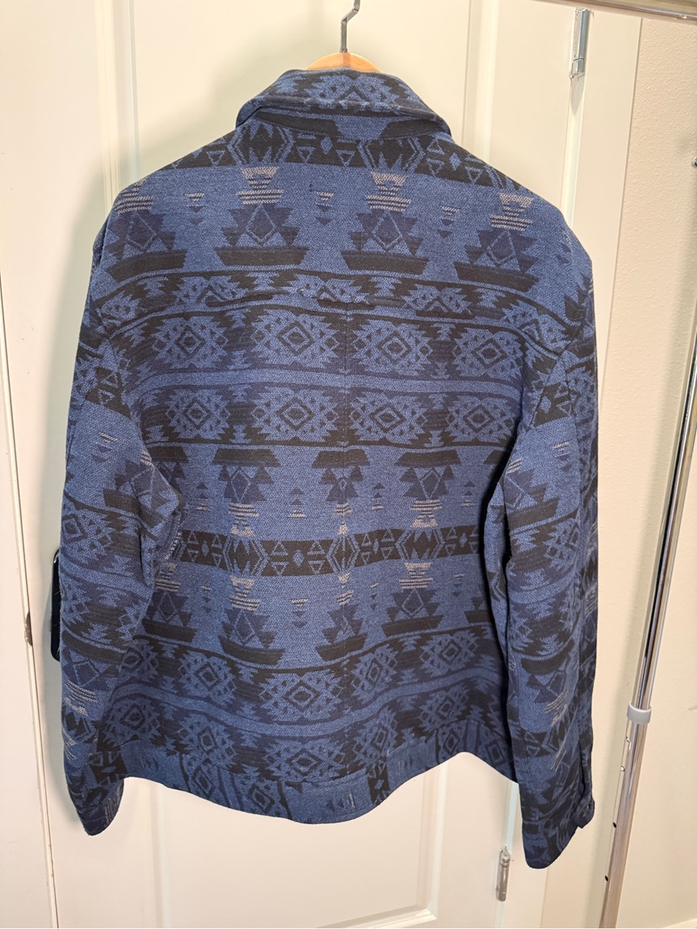 BANANA REPUBLIC - Maverick Patterned Trucker Jacket - Men’s 2XL - Picture 12 of 15